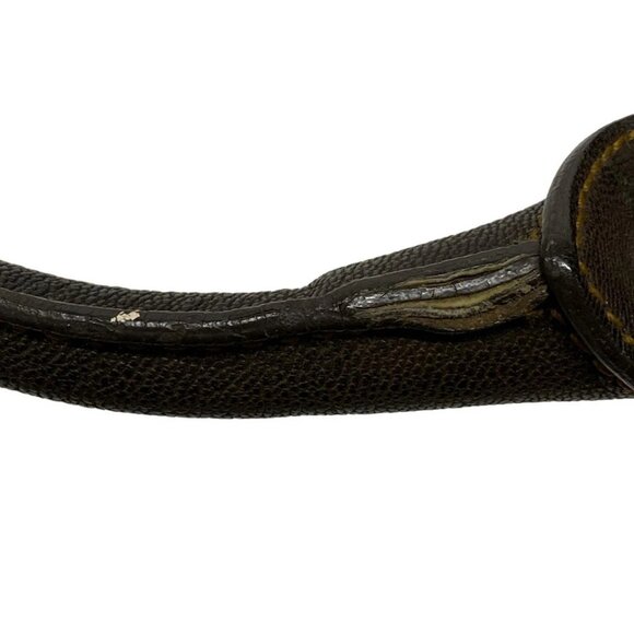 Auth DIOR/ChristianDior Vintage Traveler - Beige Dark Brown Jacquard Leather - Picture 15 of 16